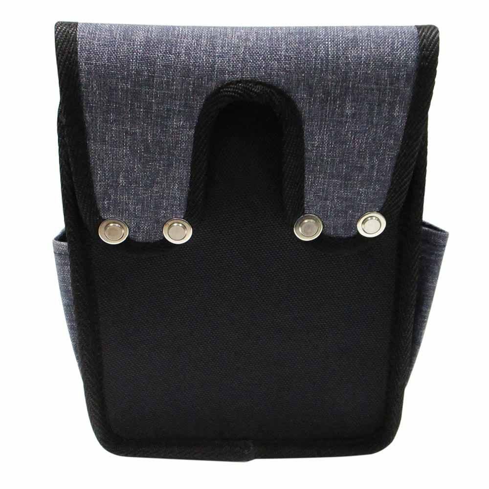 WIZ'A ウィザ 腰袋3段 WZB-004BL, ブラック, 3段