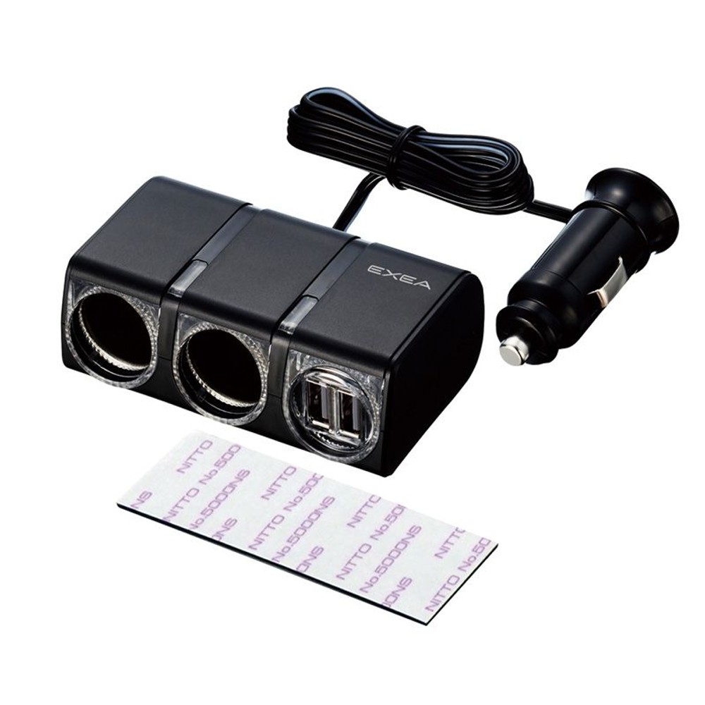 星光　ＵＳＢツインソケット24Ｖ　ＥＭ152