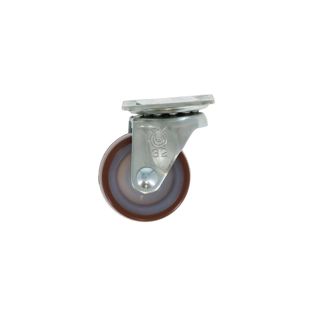 ウレタンキャスター自在　ＧーＵＲ, ブラウン, &phi;32mm