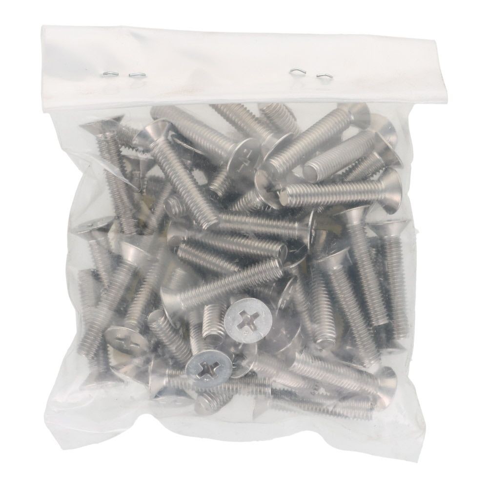 ＯＨＳＡＴＯ　ステンレス　小ねじ　皿　Ｍ５&times;２５　５０入, ステンレス, 50個入り