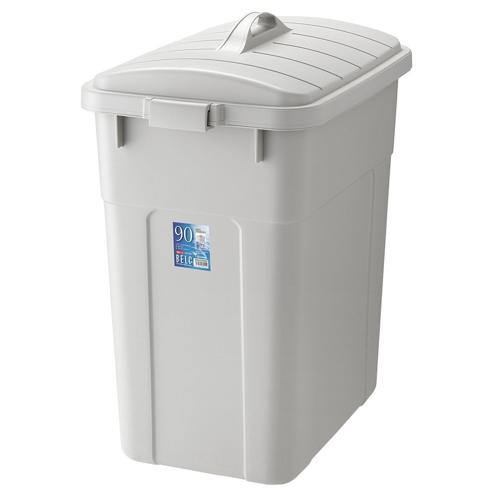 ベルク　角ペール　本体　ＬＧＹ, グレー, 45L