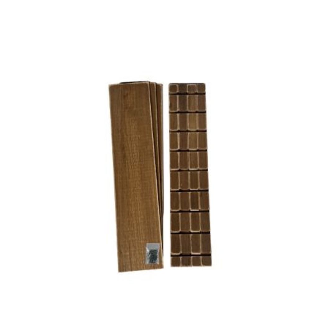 エイジングボード棚板3段ラックセット ブラウン, ホワイト, 910&times;200mm