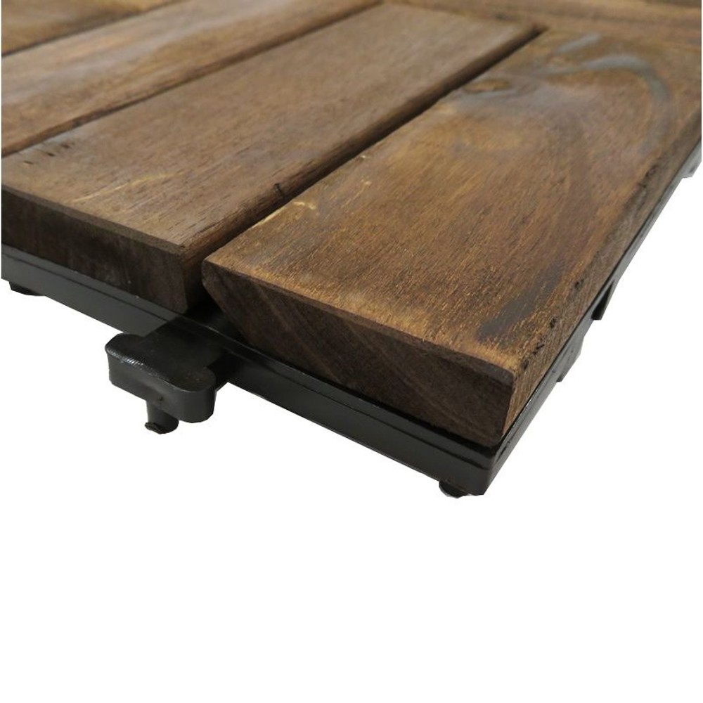 ジョイント式ウッドパネル　クロス（アカシア）, クロス（アカシア）, 1枚