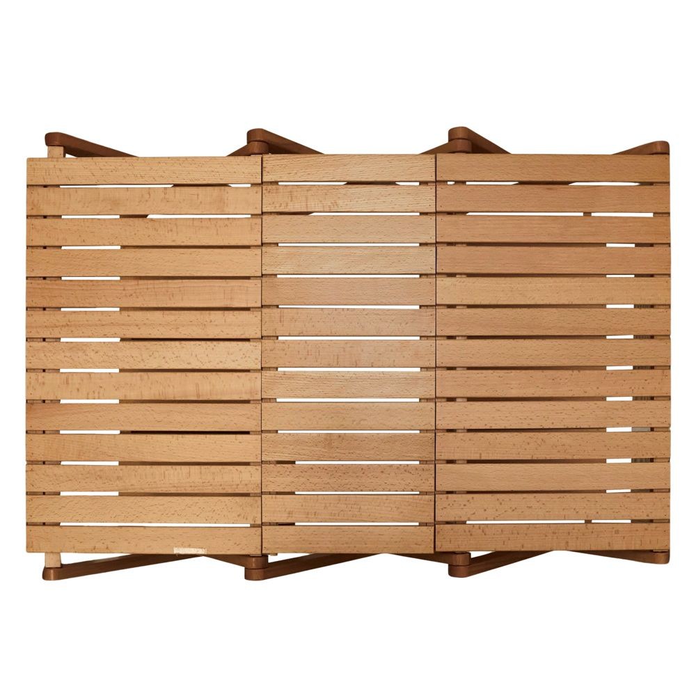 WIZ'A ウィザ　木製フォールディングラック　４段＆テーブル, 天然木, 4段＆テーブル