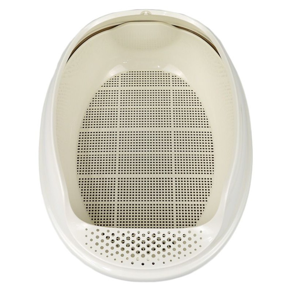 猫用トイレ　　ハーフカバースノコ付きタイプ　ブラウン, ブラウン, 幅３８０&times;奥行５００&times;高さ２００ｍｍ