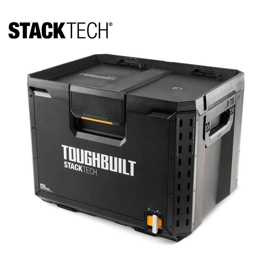 TOUGHBUILT（タフビルト）STACK TECH(スタックテック) 　ツールボックス70　TB-B1-B-70, ブラック, TB-B1-B-70
