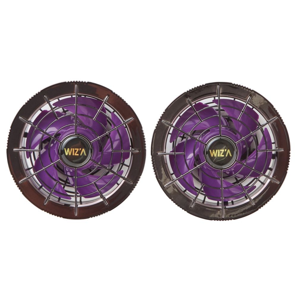 【2026年モデル】ウイザ　WIZ'A　超大風量　衣料用ファンＰＲＯ　メタリック&times;パープル, メタリック&times;パープル, ノーマル