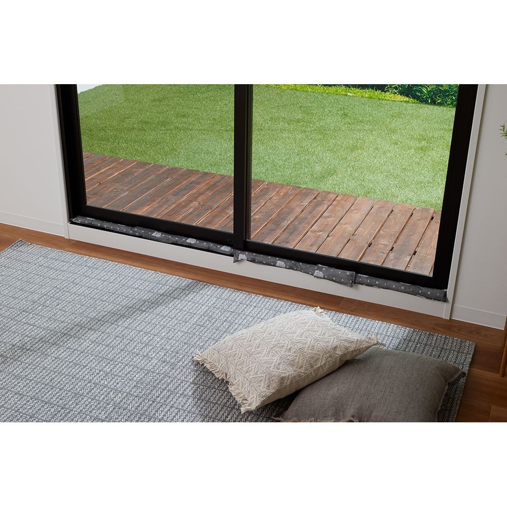 すきま風と結露防止クッション　ツリー, ツリー柄, 2本入