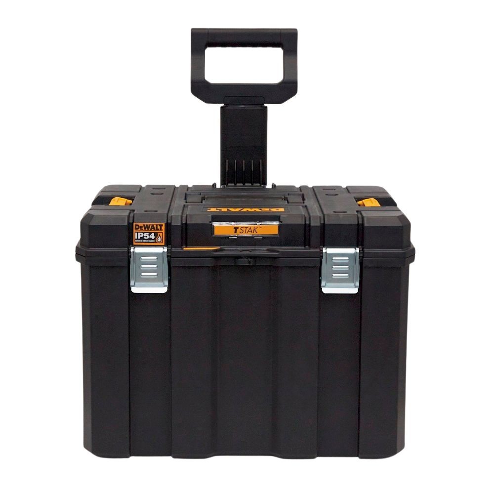 DEWALT/デウォルト システムツールボックス TSTAK2.0 ティースタックモバイルツールボックス DWST83347-1, 黒/黄, DWST83343-1