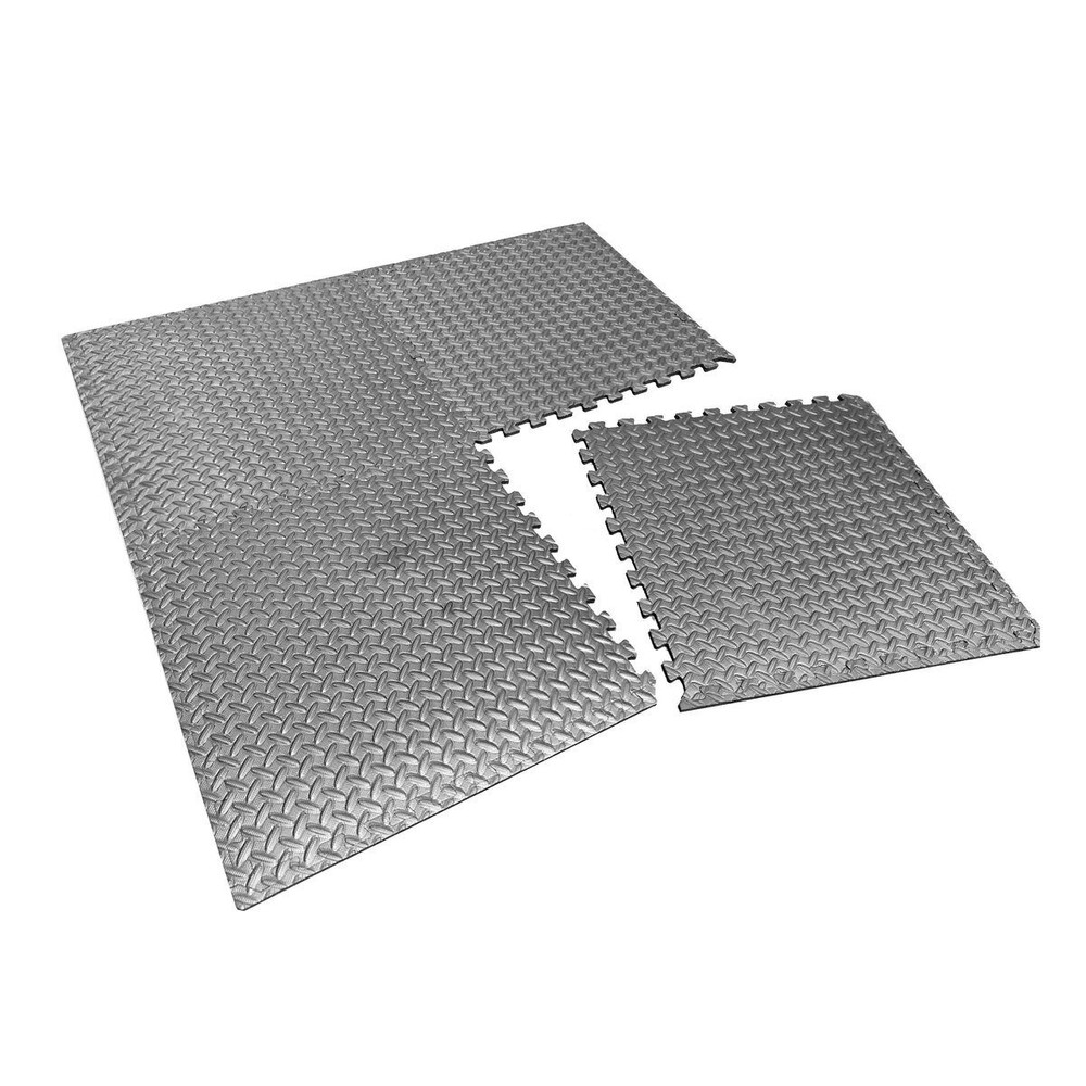 作業用ジョイントマット 60cm&times;60cm&times;1.2cm 4枚組, ブラック, 60&times;60