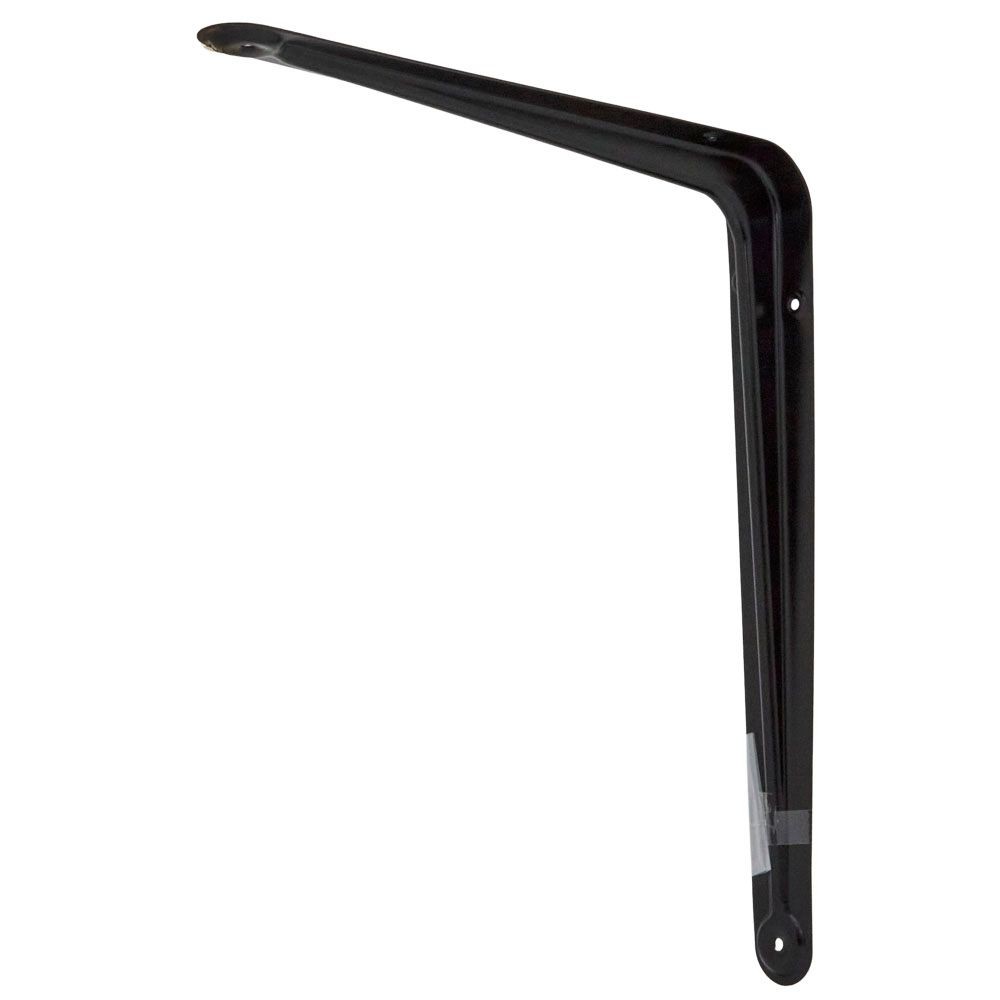 Ｌ型棚受（ブラック）　２５０&times;３００, ブラック, 250&times;300mm