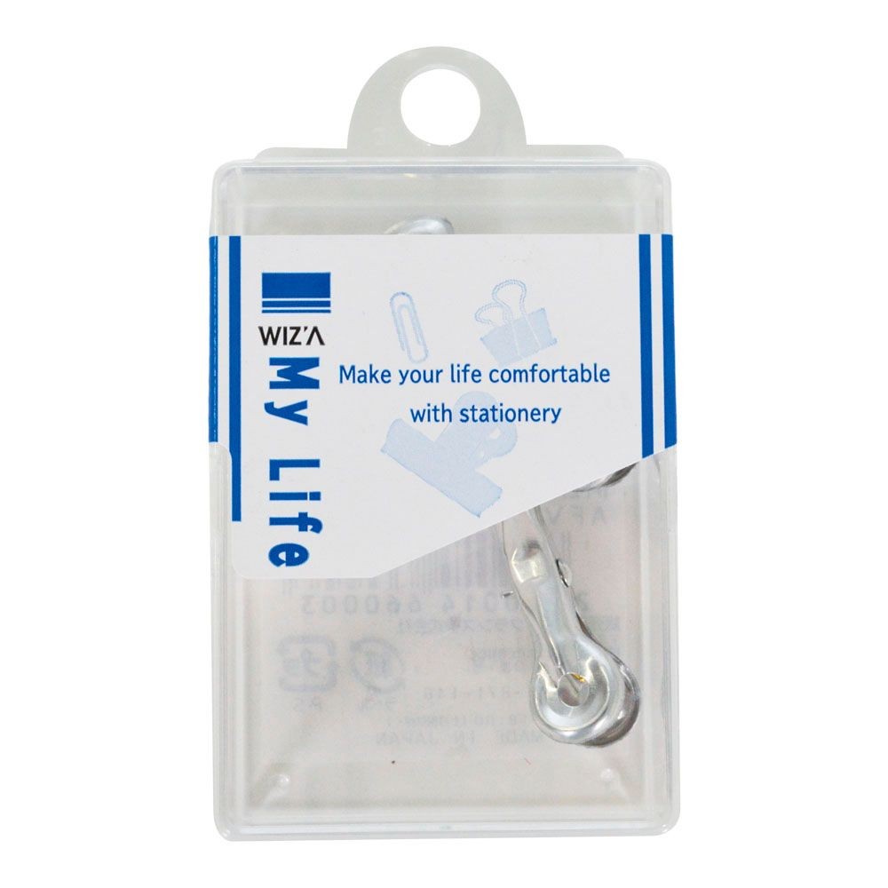 ウイザ WIZ'Aアルミ花蝶ピンチ 2個入, シルバー, 2個入