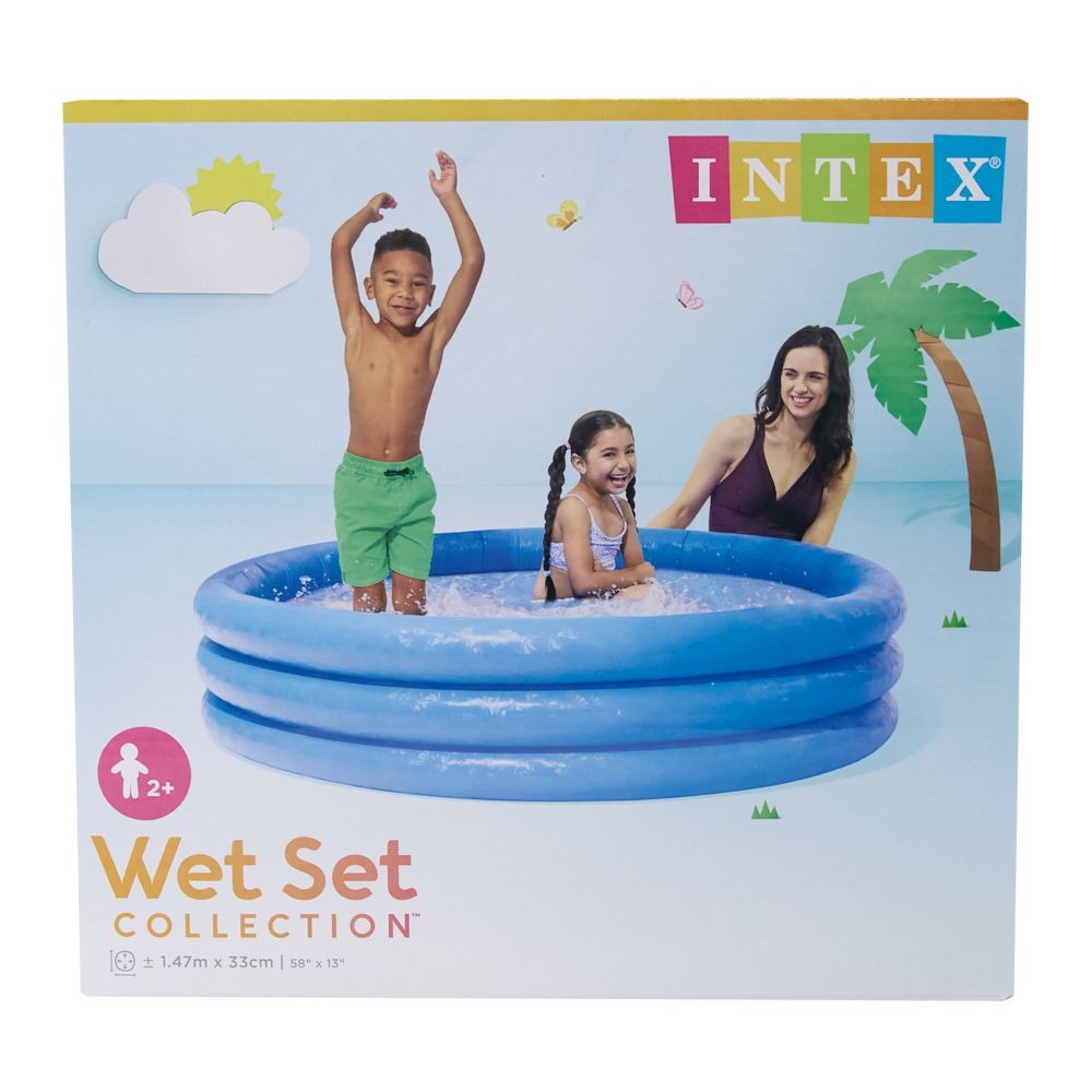 ＩＮＴＥＸ（インテックス）　クリスタルブループール　１４７　Ｕ５８４２６, ブルー, 147cm×147cm×33cm