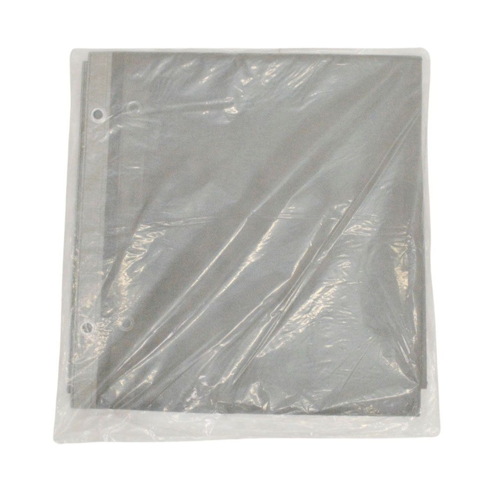 防炎メッシュシート　（約）２．７×３．６ｍ, グレー, 2.7×3.6m