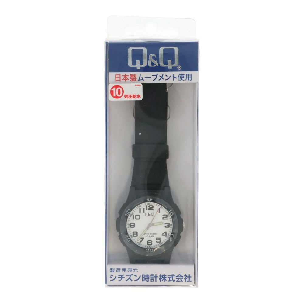 シチズン時計　Ｑ＆Ｑ　腕時計, ブラック&times;ホワイト, &phi;40mm