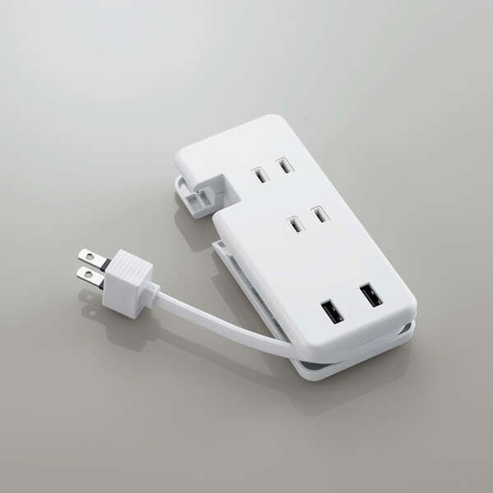 モバイルUSBタップ MOT-U12-2302WH, ホワイト, 0.25ｍ