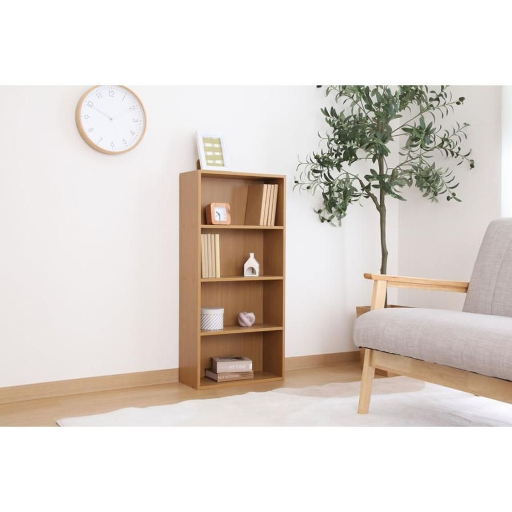 ＢＤラック（ＢＯＯＫ＆ＤＶＤ）　ＨＰ9418 【メーカー直送 代引不可】, ナチュラル, HP9418(NA)