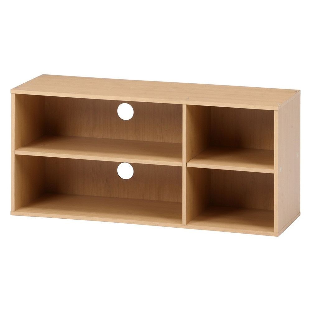 不二貿易 TVラック【メーカー直送・代引不可】, ナチュラル, 幅890mm