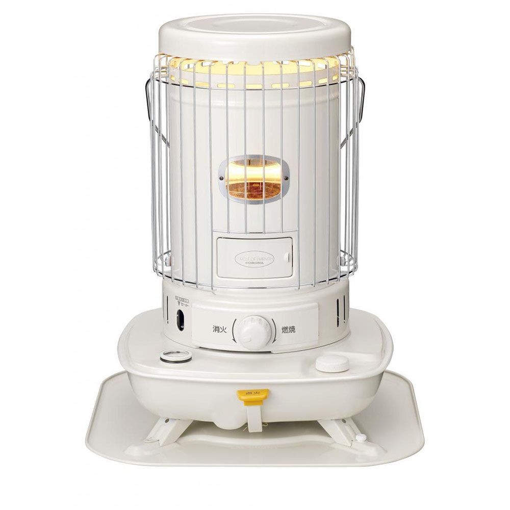 コロナ  石油ストーブ SL-5125 W　木造13畳/コンクリート18畳　タンク一体型, ホワイト, 幅460mm×奥行460mm×高さ553mm