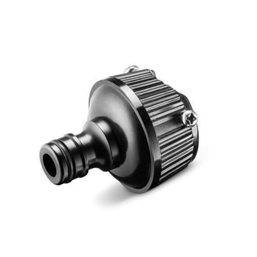 ケルヒャー　KARCHER　散水用品 蛇口アダプター, ブラック, 丸蛇口（約14mm）
