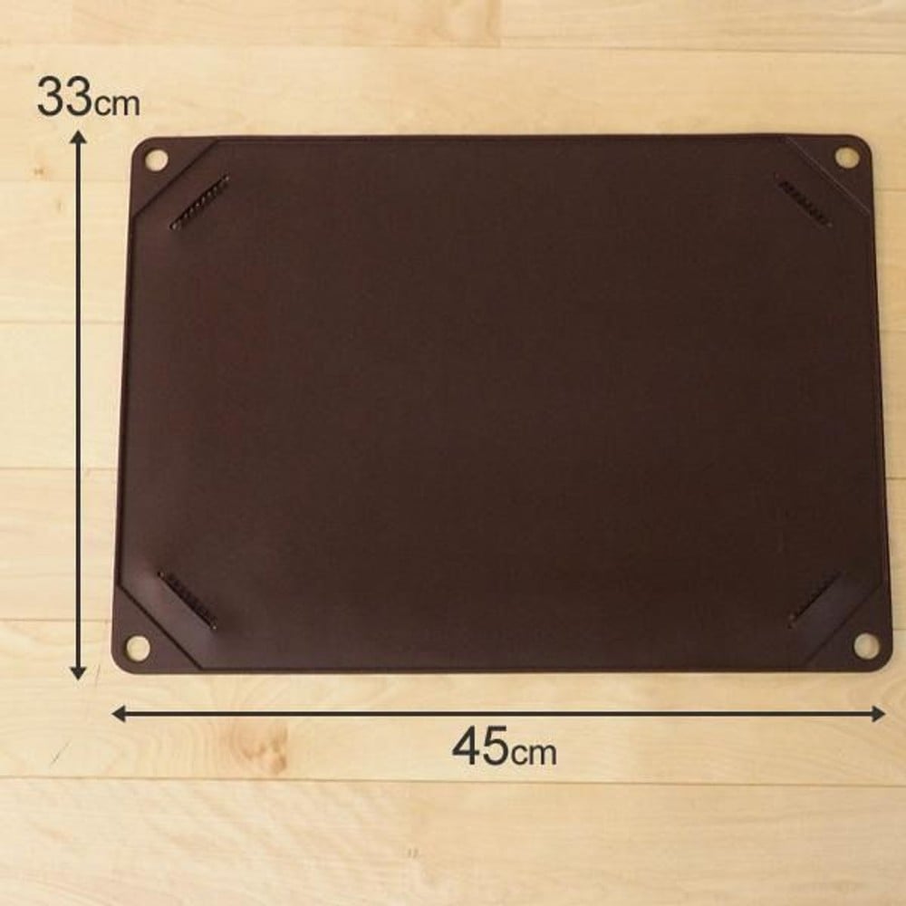 ハリオ シリコン製ペットトレー ワンコトイレマット レギュラー, ショコラブラウン, 33&times;45cm