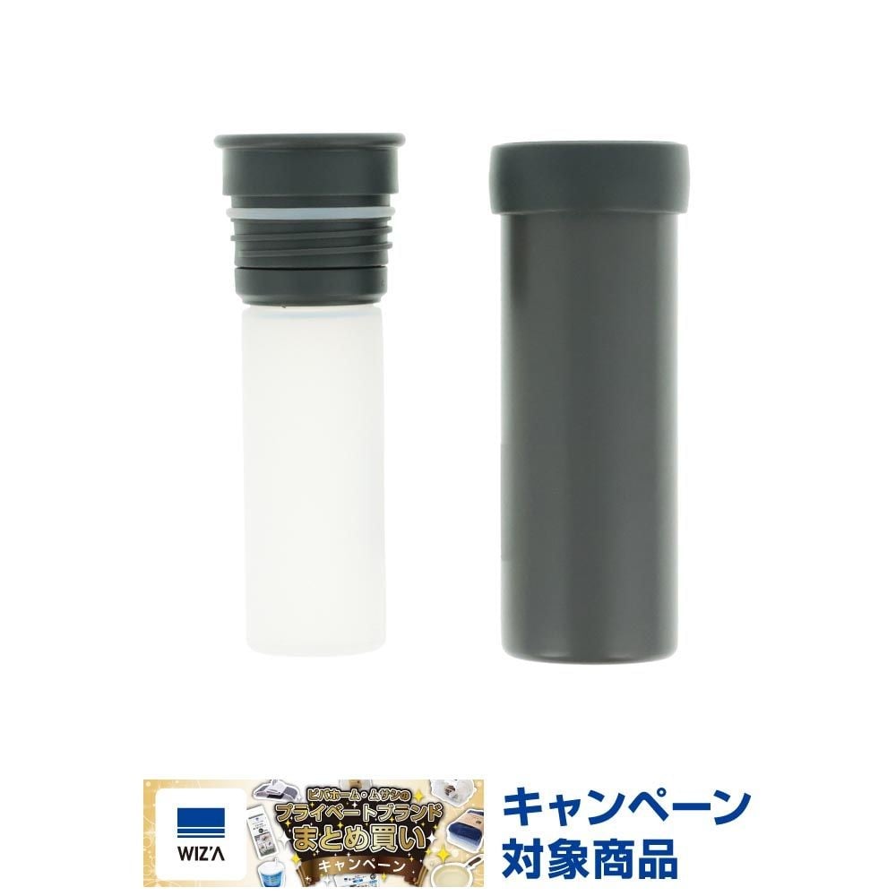 WIZ'A ウィザ　コンパクトで持ち運びしやすい氷のうボトル　Ｓ　ブラック, ブラック, S