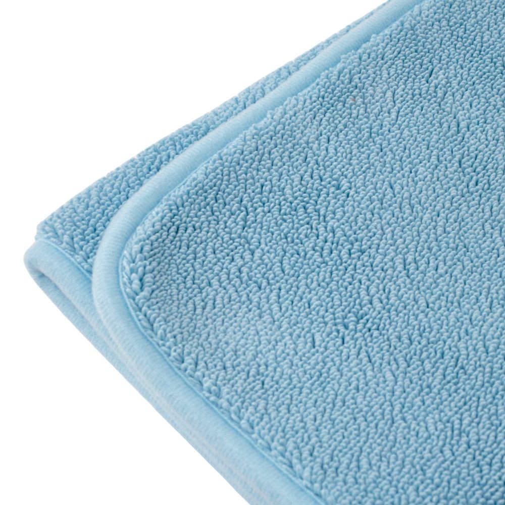 ウィザ WIZ'A 足元さらっとバスマット　約４０×６０ｃｍ, ブルー, 40×60cm