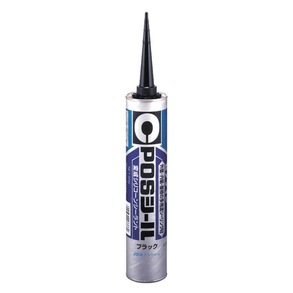 セメダイン POSシール 変成シリコーンシーラント 333ml, ブラック, 333ml