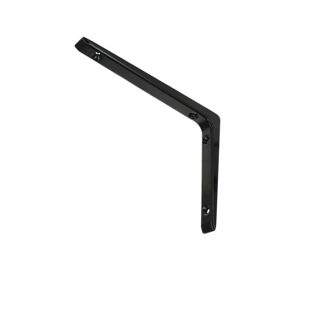 アルミ棚受けブラック１５０×２００×２０ｍｍ, ブラック, 150×200×20mm