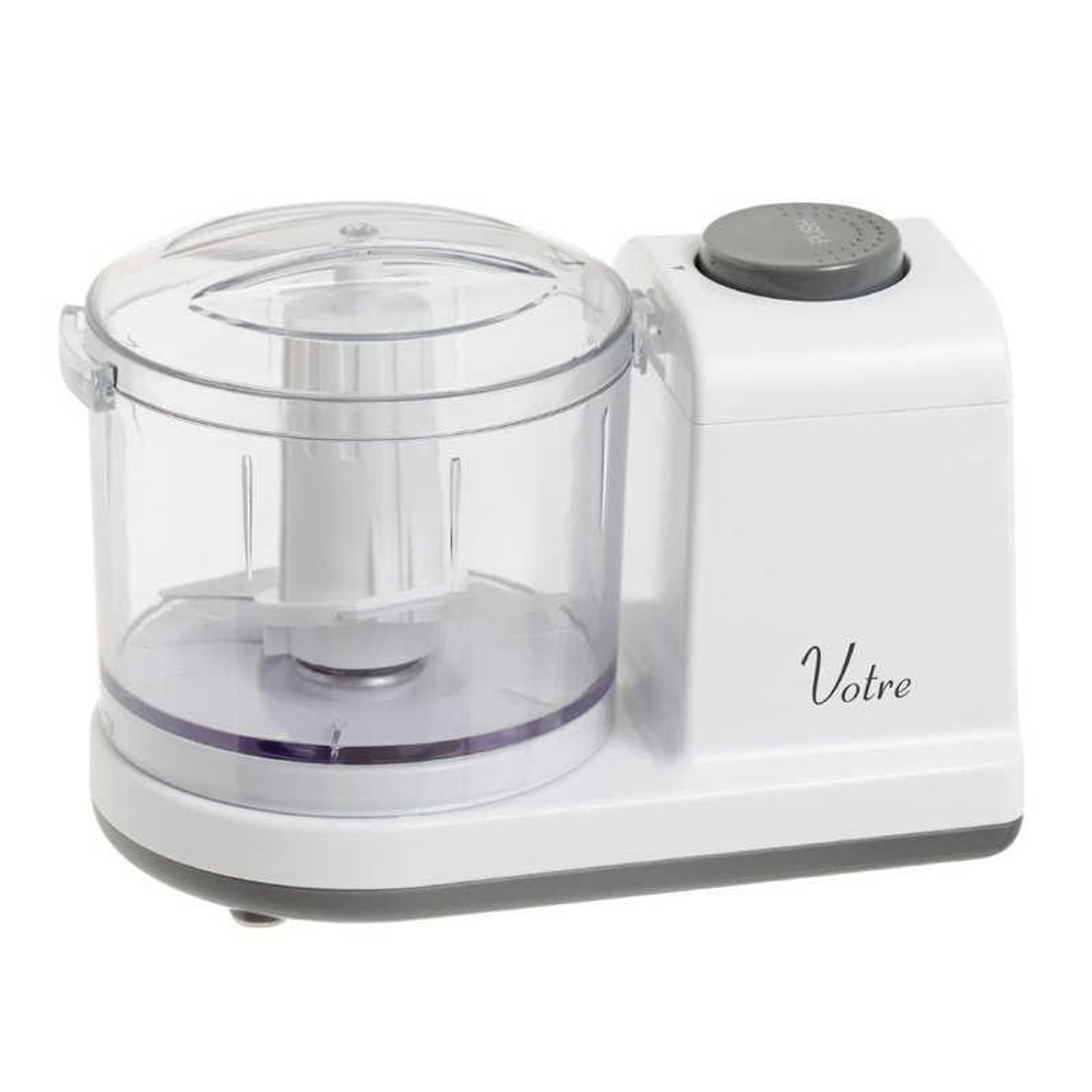 ヤマゼン　フードプロセッサー Votre　YFE-200-W, ホワイト, 約130&times;185&times;105mm
