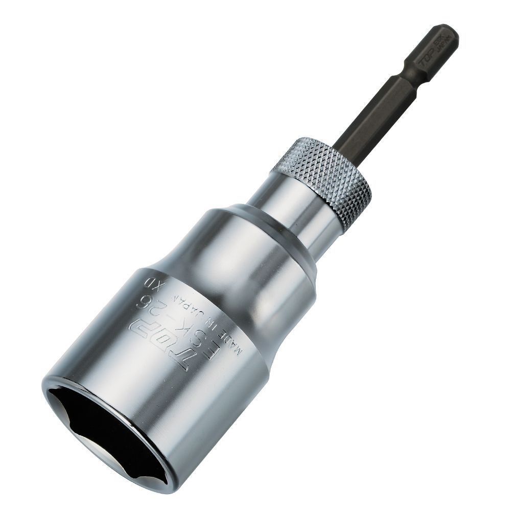 トップ工業（TOP） 電動ドリル用　強替軸ソケット　六角　２６ｍｍ ESK-26TS, 電動ドリル用, 26mm