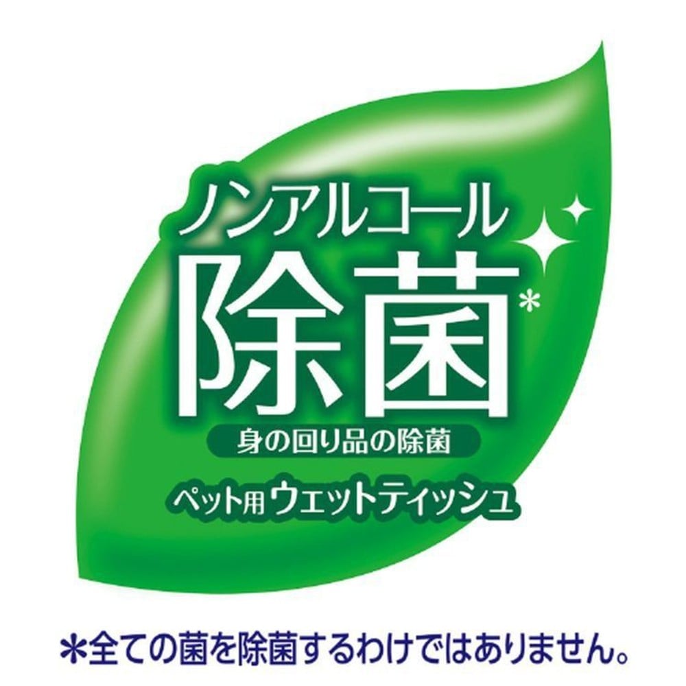 デオクリーン ノンアルコール除菌 ウェットティッシュ つめかえ用 ( 60枚&times;3個入 ), 19cm&times;13.5cm, 180枚