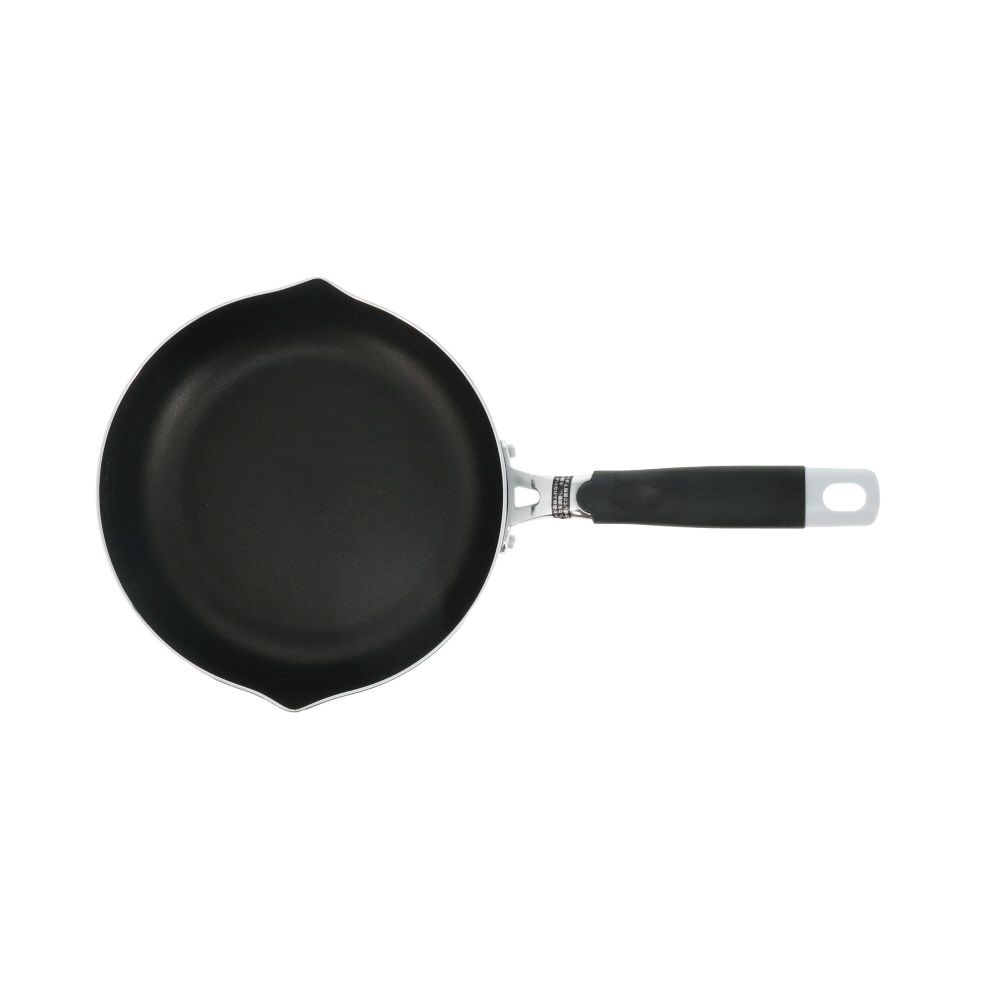 ウィザ WIZ'A フライパンにもなる雪平鍋, シルバー(18), 18cm