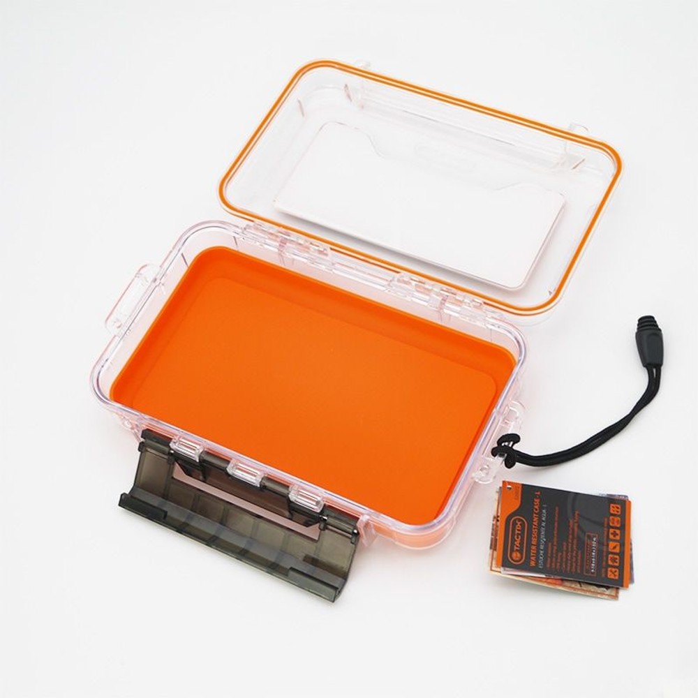 防水パーツケース, クリア（M）, Lサイズ