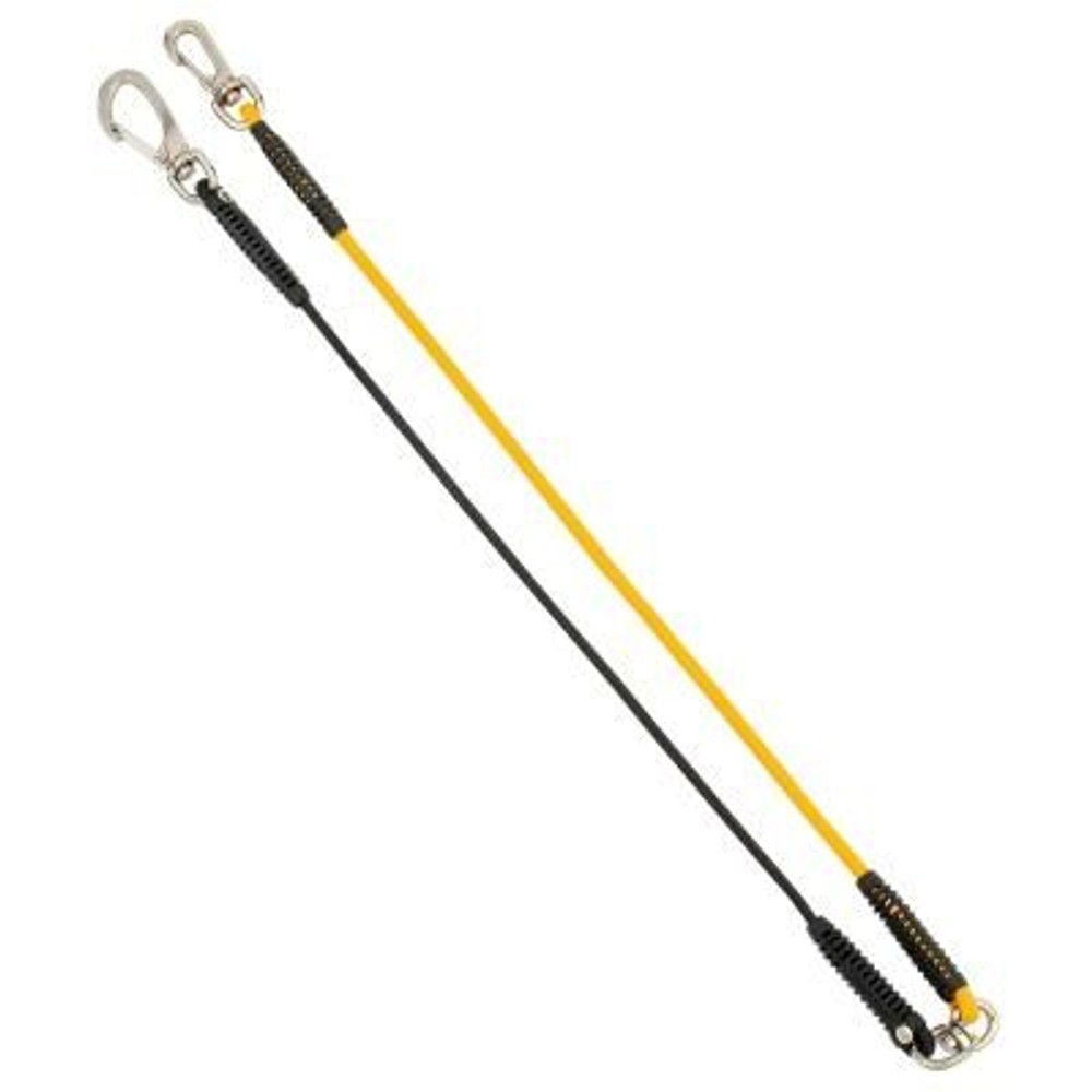 TAJIMA（タジマ）ショックコード式安全ロープ イエロー　AZ-SZCY, イエロー, 1300mm