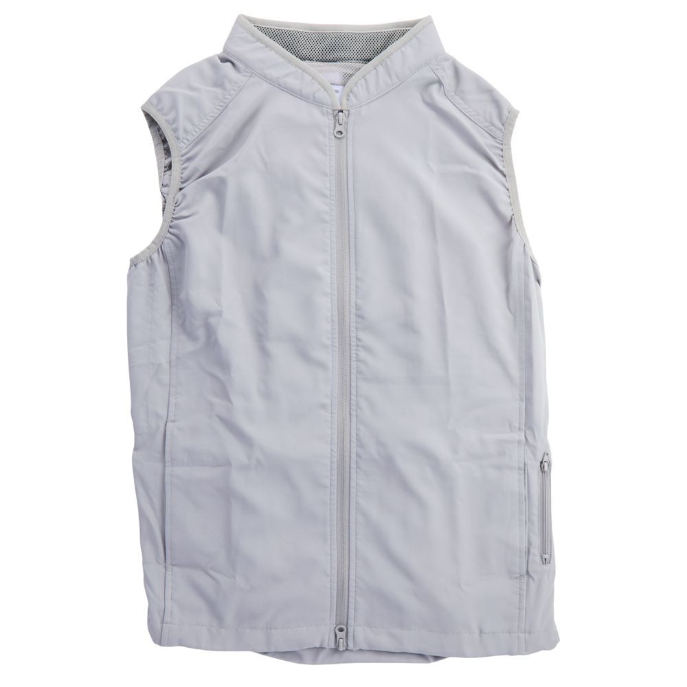 【2026年モデル】ウイザ　WIZ'A　スタンダード空調ウェア　ベスト　グレー, グレー, Sサイズ