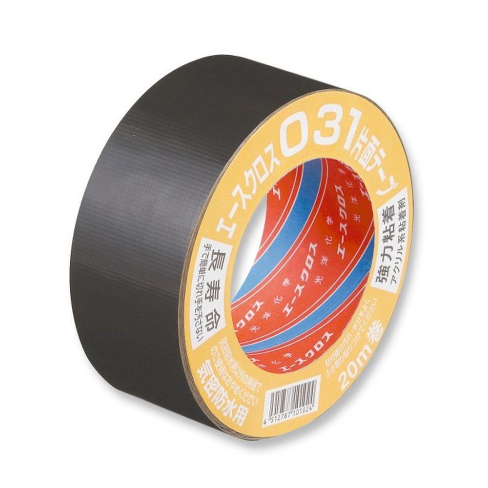光洋化学 エースクロス ０３１ 黒 50mmx20M, 黒, 幅50mm&times;20m