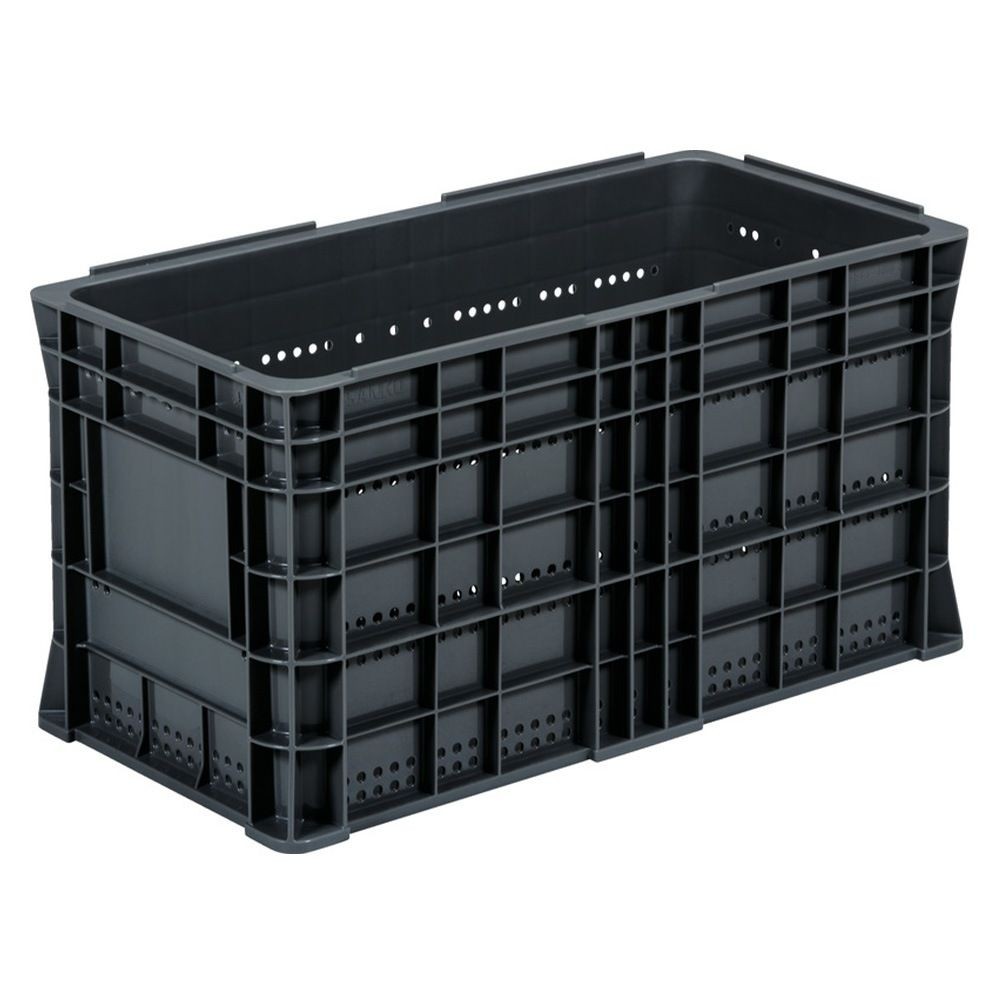 サンコー サンテナー B#60F-2 グレー 105200-00 &times;6個セット【メーカー直送・代引不可】【法人限定】, グレー, 6P