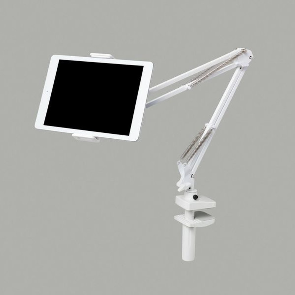 エレコム　タブレット用スタンド　Zアーム型, ブラック, 70cm