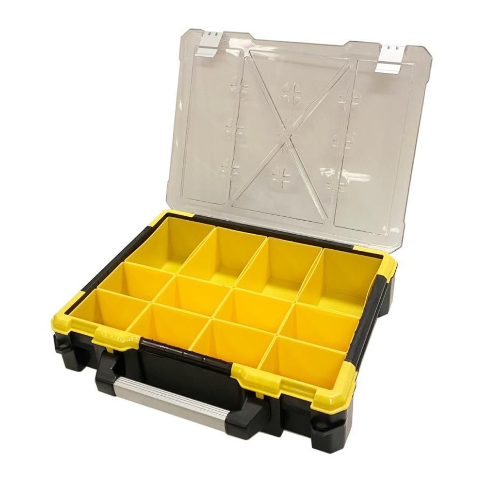 WIZ'A ウィザ パーツボックス 大 WL3086-B, 半透明ケース, 幅490&times;奥行420&times;高さ115mm