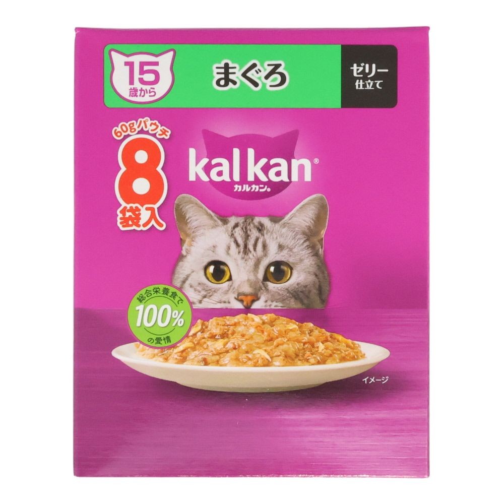 カルカンパウチ　１５歳から　まぐろ  8袋入, １５歳から　まぐろ, 60g&times;8