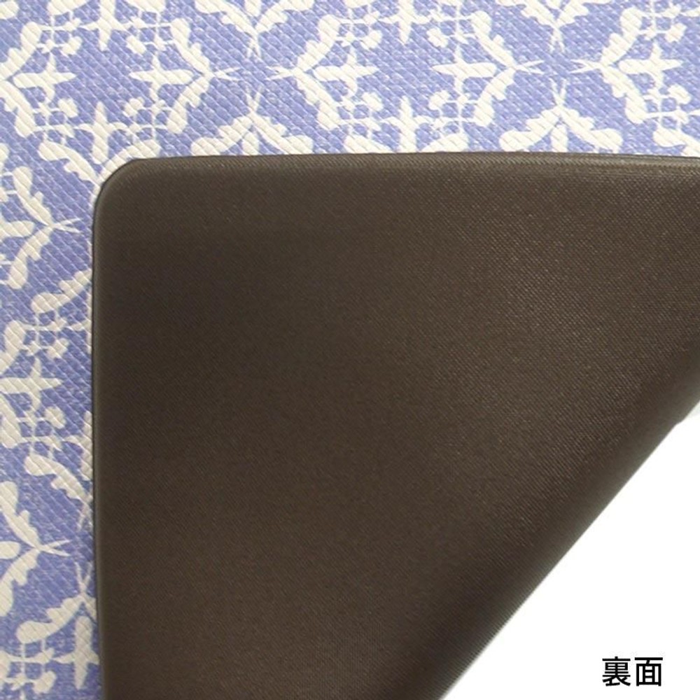 水拭きできる防炎キッチンマット　タイル柄, タイル柄（50×120）, 120cm