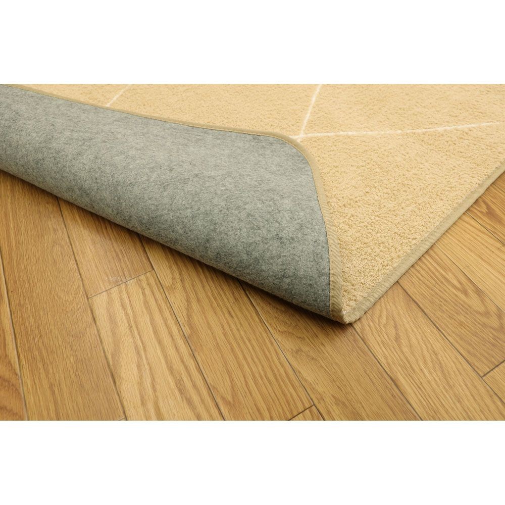 大島屋 洗えるシャギーラグ 【メーカー直送 代引不可】, モカ, 185×185cm