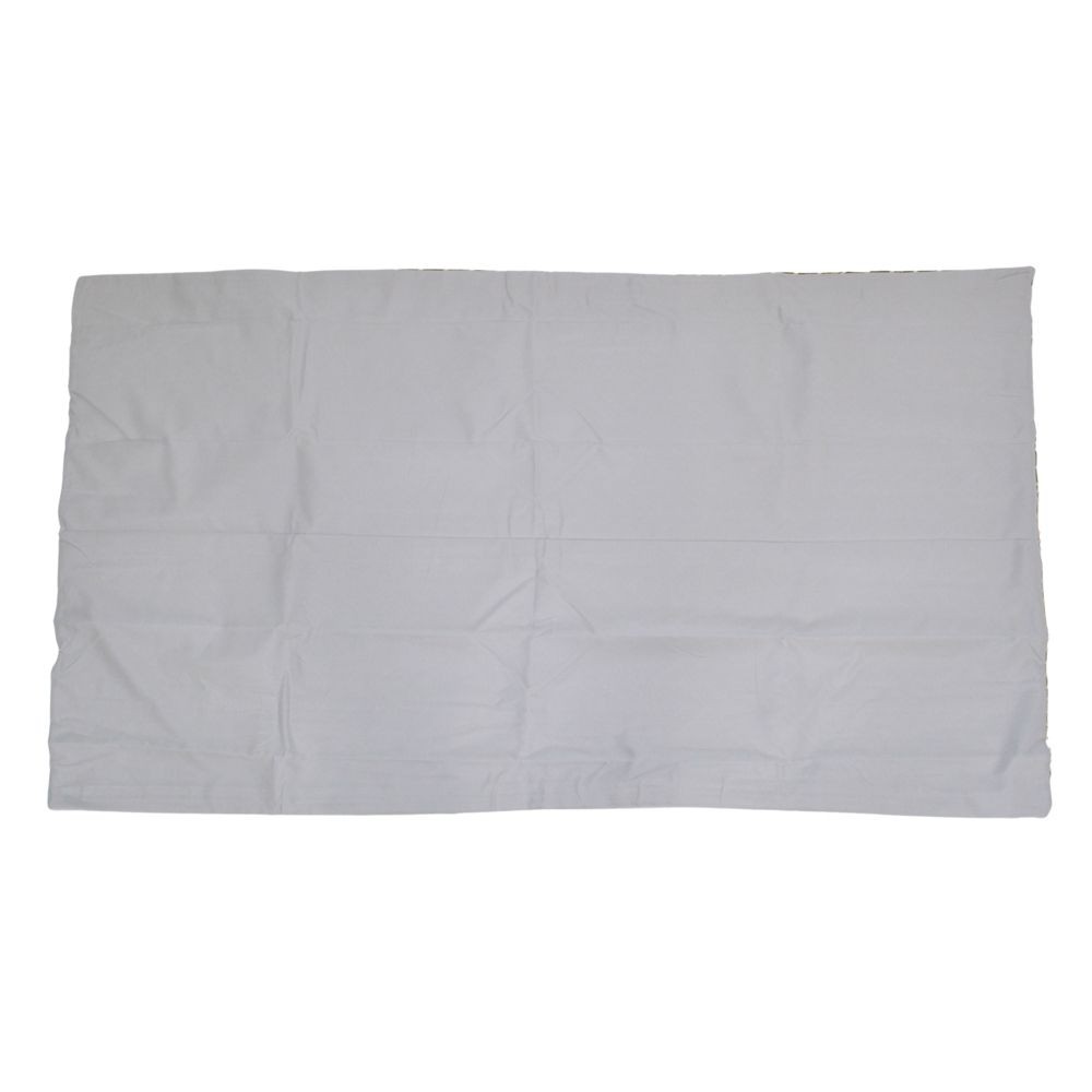 長座布団カバー チェック, グリーン／シラカバ柄, 68cm&times;120cm