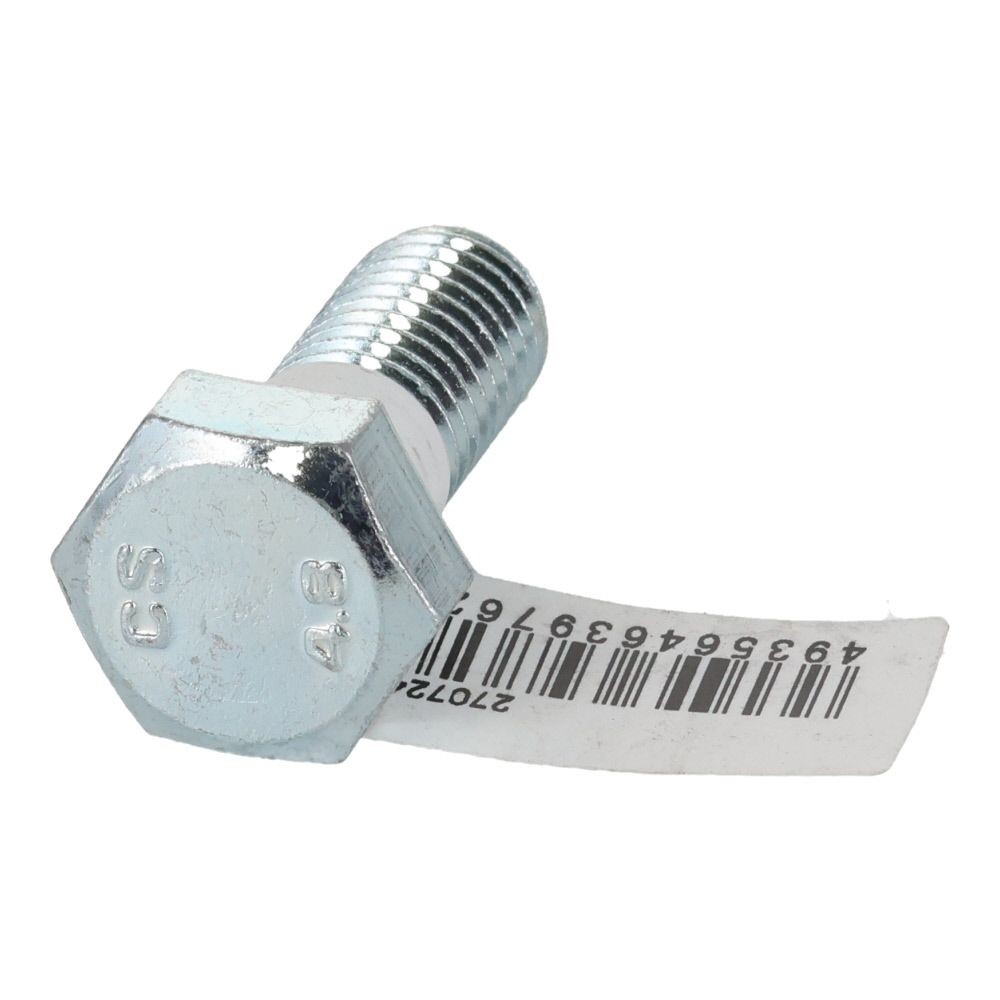 六角ボルト　ユニクロ　全ねじ　Ｍ１２&times;３０, 全ねじ, M12&times;30