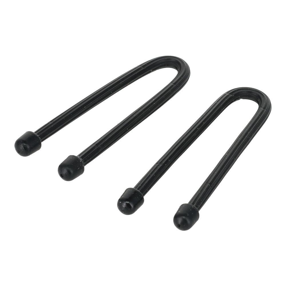 フレキシブル　スリムタイ　約１５ｃｍ　２Ｐ, ブラック, 15cm　2P