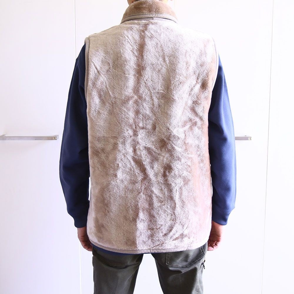 アクリルレーヨン混　ポンチョ　身幅６０&times;身丈７５ｃｍ　ベージュ, ベージュ, 身丈75cm