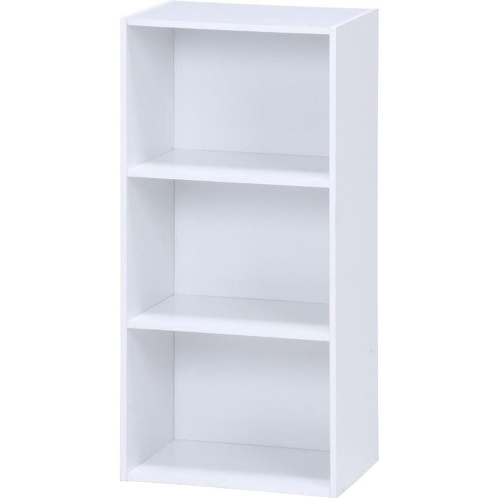 カラーボックス　3段【メーカー直送・代引不可】, ブラック, 3段