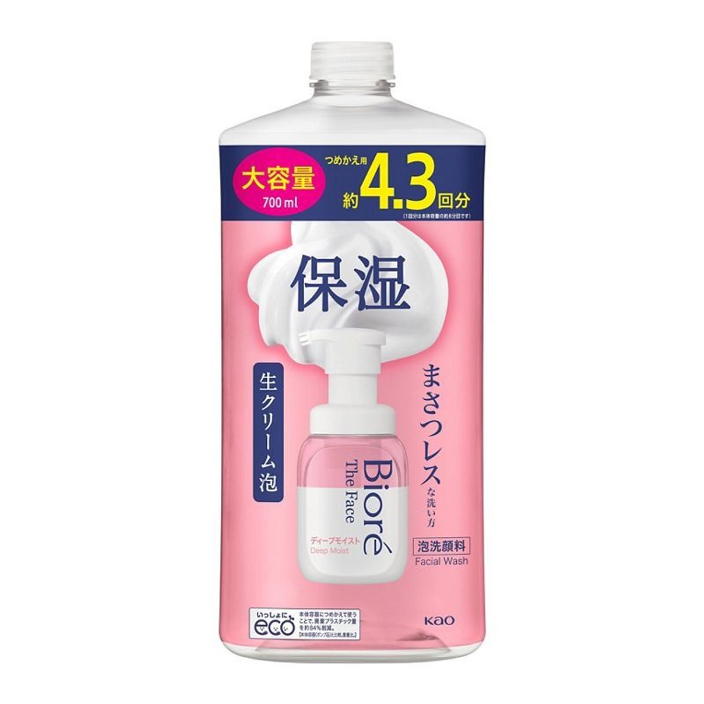 ビオレザフェイス　ディープモイスト　詰替７００ｍｌ, ディープモイスト, 700ml