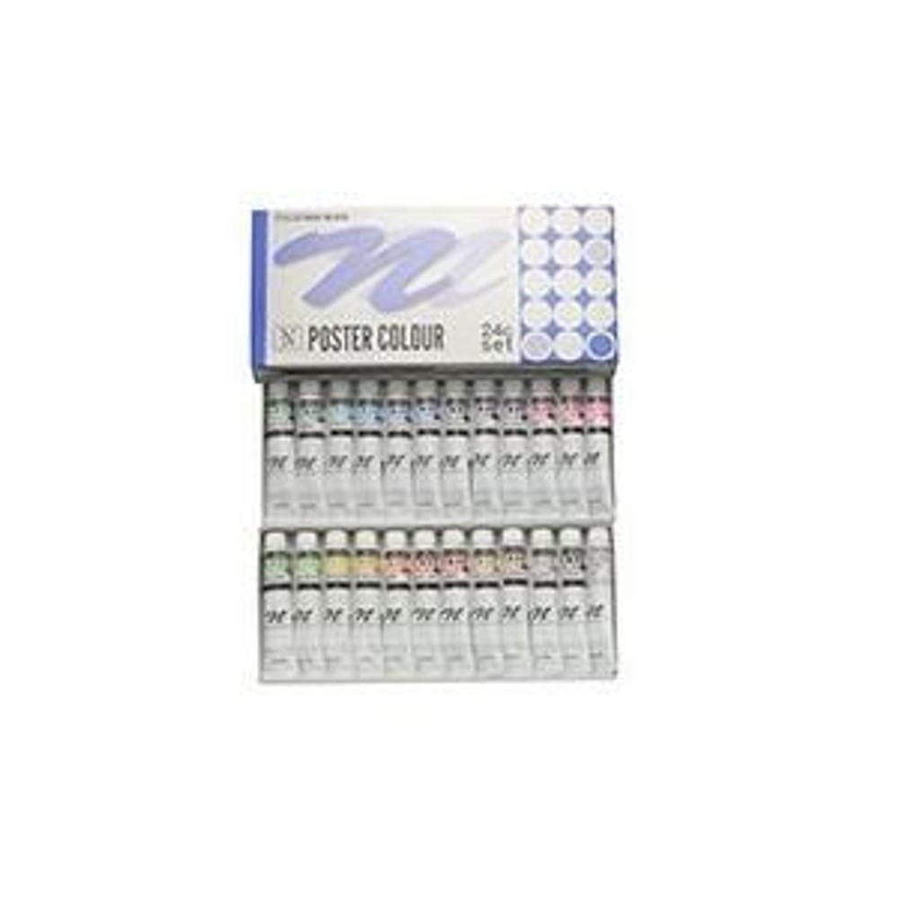 ニッカー絵具 ポスターカラー 24色セット PCT24, ポスターカラー 不透明水彩絵具, その他サイズ１